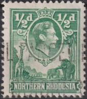 1925 Singapur ° Mi:GB-NR 1, Sn:GB-NR 1, Yt:GB-NR 1, King George V (1865-1936) And Animals - Northern Rhodesia (...-1963)