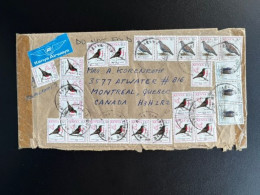 KENIA KENYA 1996 AIR MAIL LETTER TO MONTREAL CANADA 11-09-1996 BIRDS - Kenya (1963-...)