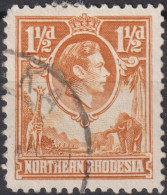 1941 Singapur ° Mi:GB-NR 30, Sn:GB-NR 30, Yt:GB-NR 27A, King George V (1865-1936) And Animals - Northern Rhodesia (...-1963)