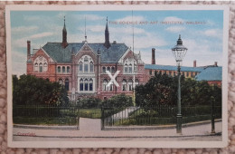 WALSALL THE SCIENCE & ART INSTITUTE OLD COLOUR POSTCARD STAFFORDSHIRE - Other & Unclassified