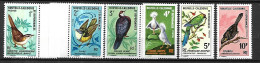 Nouvelle Calédonie 1967 Oiseaux Cat Yt N° 345 à 350  Série Complète ** MNH - Nuevos