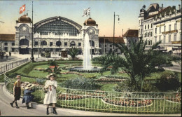 10874847 Basel BS Basel Bundesbahnhof Brunnen X Basel BS - Andere & Zonder Classificatie