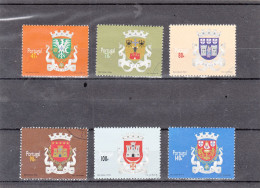 Portugal, Brasões, 1996, Mundifil Nº 2364 A 2369 Used - Usado