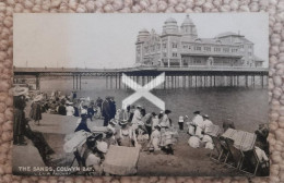 THE SANDS COLWYN BAY OLD B/W POSTCARD WALES LONDON AND NORTH WESTERN RAILWAY OFFICIAL L&NWR - Caernarvonshire