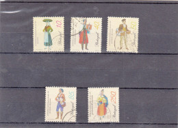 Portugal, Profissões E Personagens Do Sec. XIX, 1997, Mundifil Nº 2470 A 2474 Used - Used Stamps