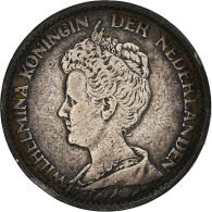 Pays-Bas, Wilhelmina I, Gulden, 1915, Argent, TB+, KM:148 - 1 Florín Holandés (Gulden)