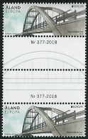 SALE!!! ALAND 2018 EUROPA 2018 BRIDGES Gutter-pair MNH ** - 2018