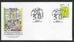 Espagne Lettre Timbre Personnalisé Cabra Córdoba 2017 Spain Personalized Stamp Cover España Sobre Tusello - Brieven En Documenten