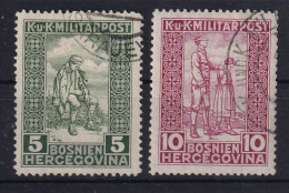 BOSNIA-HERCEGOVINA 1916 - Canceled - ANK 97, 98 - Bosnia And Herzegovina