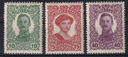 BOSNIA-HERCEGOVINA 1918 - MNH - ANK 144-146 - Bosnien-Herzegowina