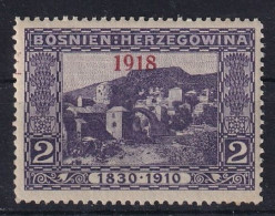 BOSNIA-HERCEGOVINA 1918 - MNH - ANK 147 - Bosnia Herzegovina