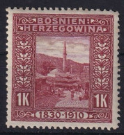 BOSNIA-HERCEGOVINA 1910 - MNH - ANK 58 - Bosnie-Herzegovine