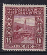 BOSNIA-HERCEGOVINA 1910 - MNH - ANK 58 - Bosnie-Herzegovine