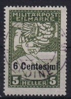 AUSTRIAN OCCUPATION OF ITALY 1918 - Canceled - ANK 25 - Used Stamps