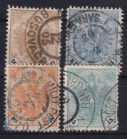 BOSNIA-HERCEGOVINA 1901-05 - Canceled - ANK 25-28 - Bosnia Herzegovina