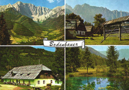 BODENBAUER, WILDALPEN, STYRIA, MULTIPLE VIEWS, MOUNTAINS, ARCHITECTURE, LAKE, AUSTRIA, POSTCARD - Wildalpen