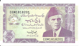 PAKISTAN 5 RUPEES 1997 UNC P 44 - Pakistan