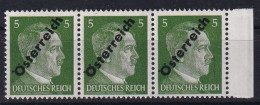 AUSTRIA 1945 - MNH - ANK 660a - Strip Of 3 - Nuevos