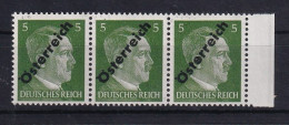 AUSTRIA 1945 - MNH - ANK 660a - Strip Of 3 - Unused Stamps
