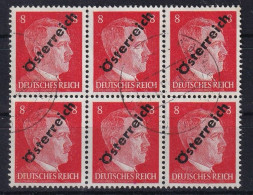 AUSTRIA 1945 - Canceled - ANK 662 - Block Of 6 - Usados