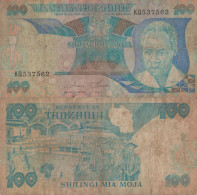 Tanzania / 100 Schillings / 1986 / P-14(a) / FI - Tanzania