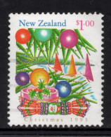 NEW ZEALAND 1993 CHRISTMAS $1.00 " CRACKER " STAMP VFU - Gebraucht