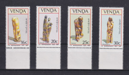 Südafrika RSA Venda 1987 Holzskulpturen Mi.-Nr. 155-158 Kpl. **  - Venda