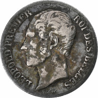 Belgique, Leopold I, 20 Centimes, 1853, Argent, TB+, KM:19 - 20 Centimes