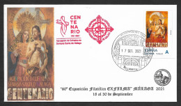 Espagne Lettre Timbre Personnalisé Málaga Semana Santa 2021 Spain Personalized Stamp Cover España Sobre Tusello - Storia Postale