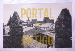POSTAL FOTOGRÁFICO - TRANCOSO - VISTA GERAL - GUARDA - Circulado 1961 (2 Scans) - Guarda