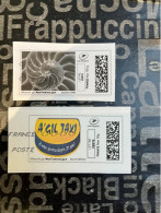 (STAMPS 18-1-2024) FRANCE - Postage Label (2 Postage Labels As Seen On Scan) Eco Pli Or Lettre Verte  Etc (Taxi) - Francobolli Stampabili (Montimbrenligne)