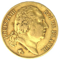 Louis XVIII-20 Francs 1819 Paris - 20 Francs (or)