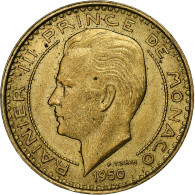 Monaco, Rainier III, 10 Francs, 1950, Bronze-Aluminium, TTB+, Gadoury:MC 139 - 1949-1956 Old Francs