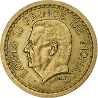 Monaco, Louis II, 2 Francs, 1943, Bronze-Aluminium, TTB+, Gadoury:MC134, KM:121a - 1922-1949 Louis II.