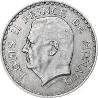 Monaco, Louis II, 5 Francs, 1945, Aluminium, TTB+, Gadoury:MC135, KM:122 - 1922-1949 Louis II