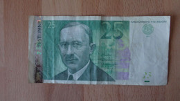 2002 ESTONIA , Estland  25 KROONI   EURO  Circulated - Estonie