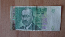 (!)  2002 ESTONIA , Estland  25 KROONI   EURO  Circulated - Estland