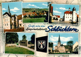 73871043 Schluechtern Schloss Panorama Kirche Park  Schluechtern - Schluechtern