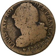 France, 2 Sols, 2 Sols Français, 1793, Strasbourg, Bronze, B+, Gadoury:24 - Altri & Non Classificati