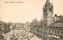 13304966 Basel BS Marktplatz Mit Rathaus Basel BS - Autres & Non Classés