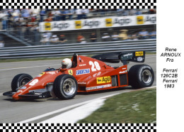 Rene Arnoux  Ferrari 126C2B 1983 - Grand Prix / F1