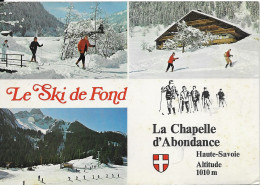 LA CHAPELLE D ABANDANCE HAUTE SAVOIE - LE SKI DE FOND, BLASON, EDITIONS SECA A CHAMBERY, VOIR LE SCANNER - La Chapelle-d'Abondance