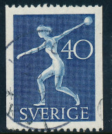 Sweden Suède Sverige: Facit 447, 40ö Blue Athletic Federation, F-VF Used (DCSV00445) - Gebruikt