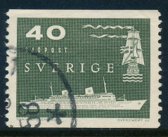 Sweden Suède Sverige: Facit 491, 40ö Olive Sea Mail, VF Used (DCSV00446) - Used Stamps