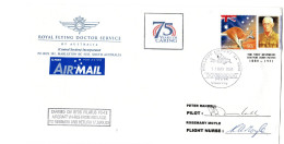 Australia 2003 Royal Flying Doctor Service 75 Years Of Caring,souvenir Cover,  No 36 Of 100 - Marcofilia