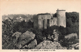 FRANCE - Falaise - Vue Générale Sur Le Château Et La Ville - Carte Postale Ancienne - Falaise