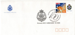 Australia 2003 Victoria Police 150th Anniversary, Souvenir Cover - Marcofilia