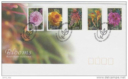 Australia 2003 Blooms Self Adhesive FDC - Marcophilie