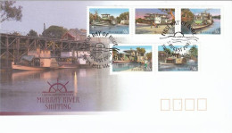 Australia 2003 Murray River Shipping FDC - Marcophilie