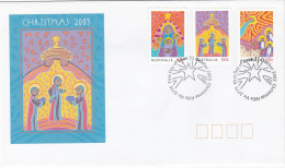 Australia 2003 Christmas FDC - Marcophilie